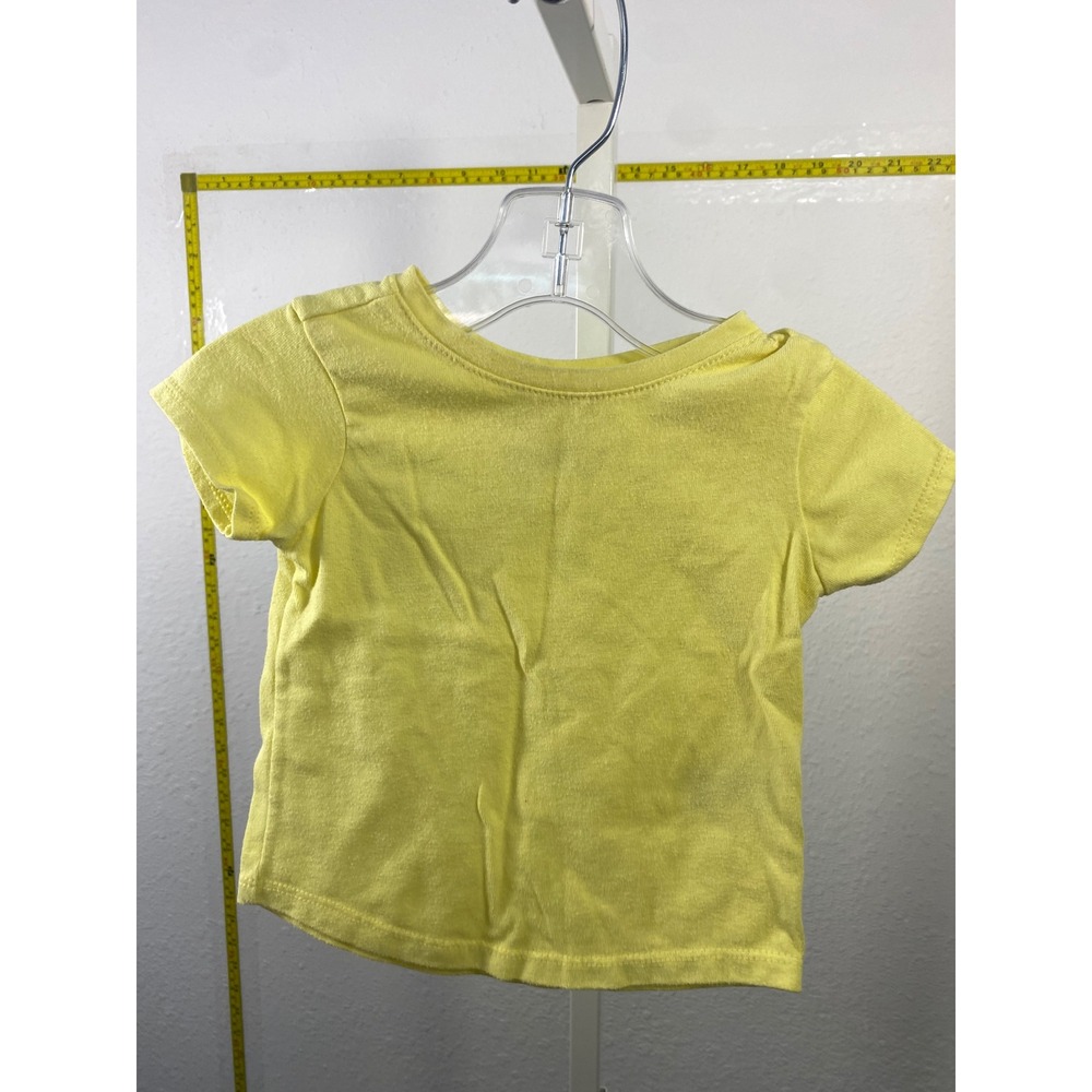 Garanimals Toddler Girls‎ Yellow Short Sleeve Crew Neck T-Shirt Size 12M